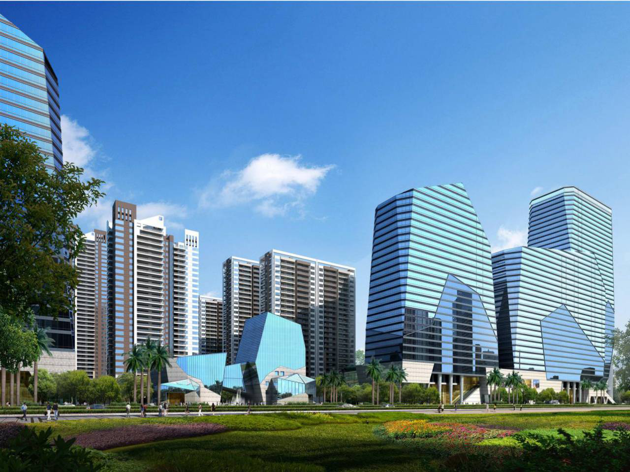 防城港市中央商務(wù)區北部灣濱海中心 3#、 4#樓地上室兩翼交界處加固工程