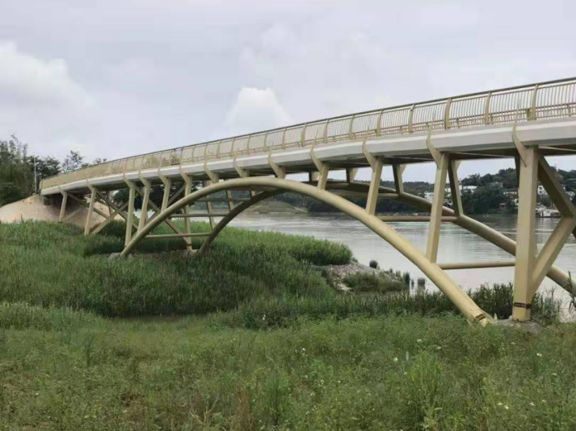 邕江南岸邕江公園內2、3、5號橋-大同坡沖溝綠道橋、關(guān)羅嶺綠道橋